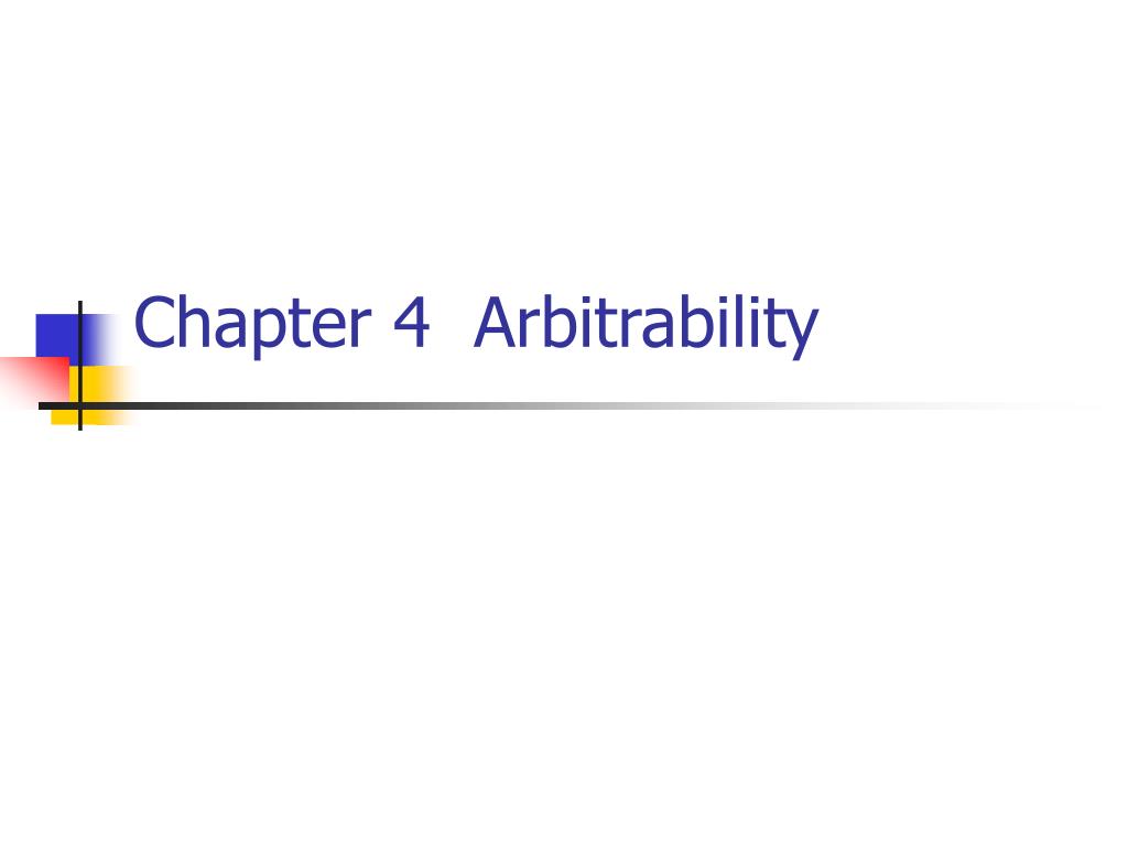 PPT - Chapter 4 Arbitrability PowerPoint Presentation, free download ...