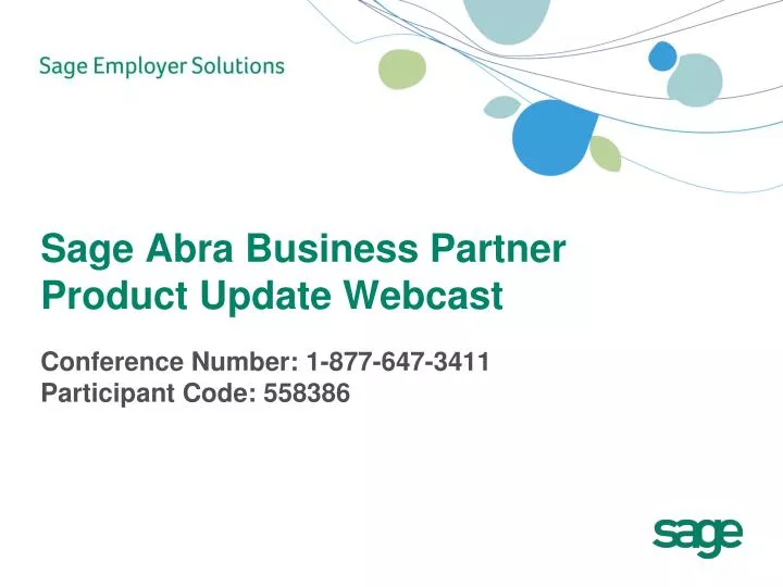 sage abra business partner product update webcast