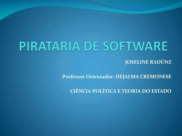 pirataria de software