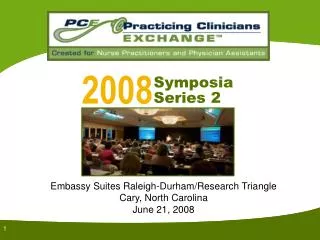 Embassy Suites Raleigh-Durham/Research Triangle Cary, North Carolina June 21, 2008