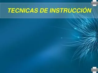 TECNICAS DE INSTRUCCIÓN