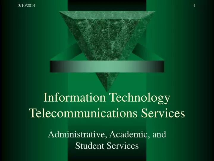 information technology telecommunications services