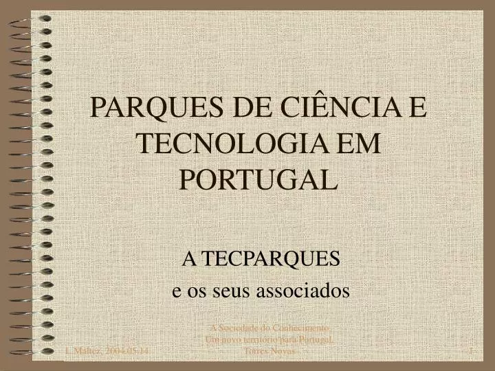 parques de ci ncia e tecnologia em portugal