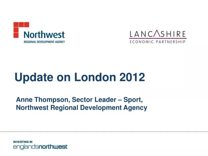 update on london 2012