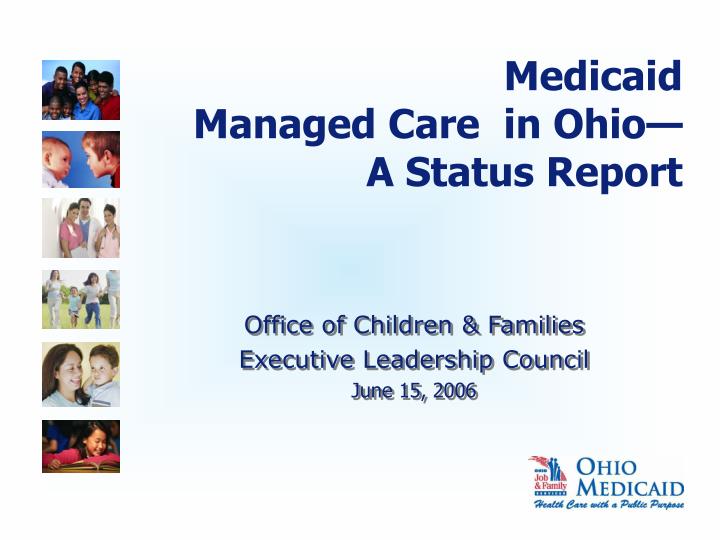 office of children families executive leadership council june 15 2006