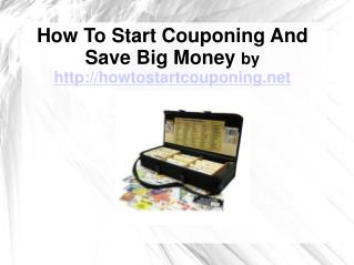 Video On How To Begin Couponing