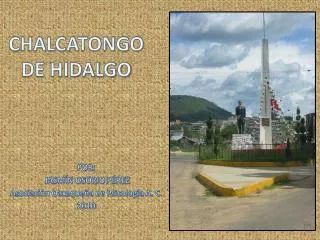 CHALCATONGO DE HIDALGO