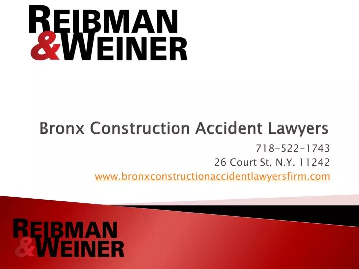 bronx construction accident lawyers
