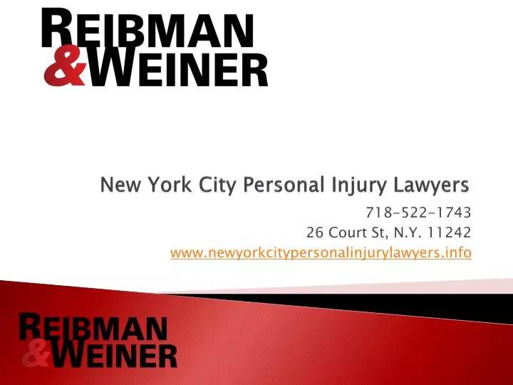new york city personal injury lawyers