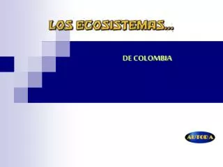 DE COLOMBIA