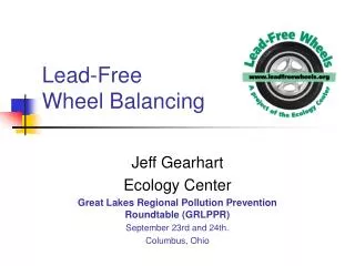 Lead-Free Wheel Balancing