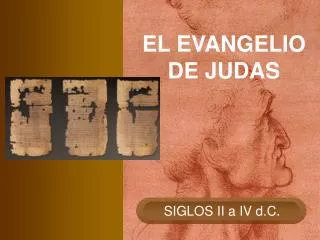 EL EVANGELIO DE JUDAS
