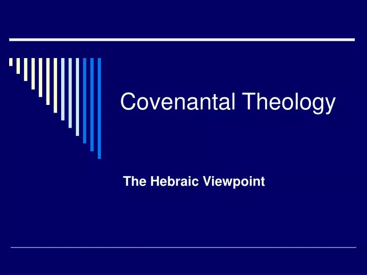 covenantal theology