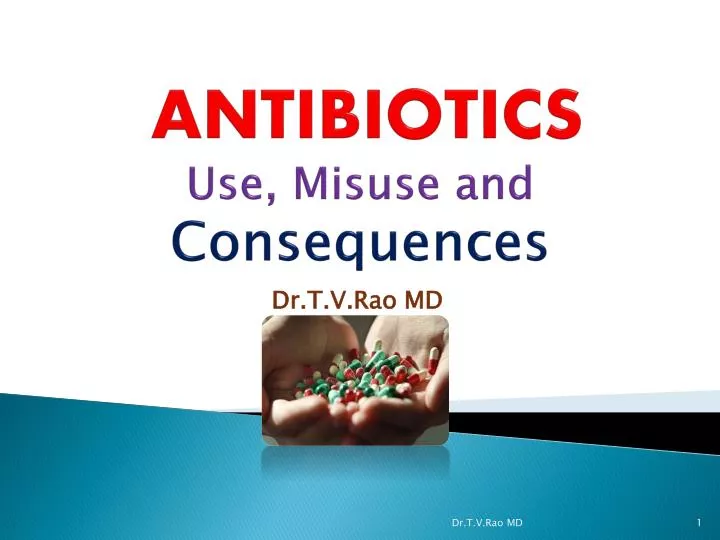 antibiotics use misuse and consequences