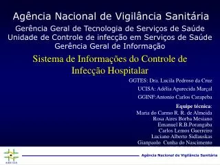Sistema de Informações do Controle de Infecção Hospitalar