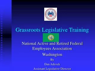 Grassroots Legislative Training