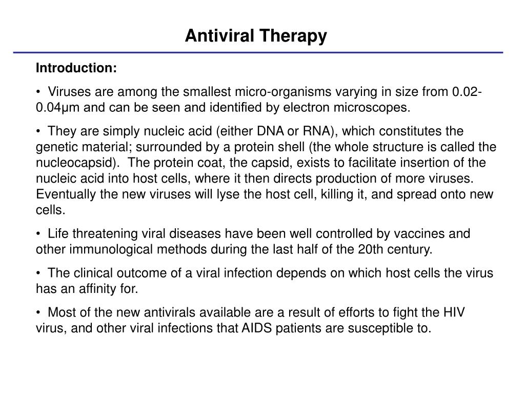 PPT - Antiviral Therapy PowerPoint Presentation, free download - ID:185519