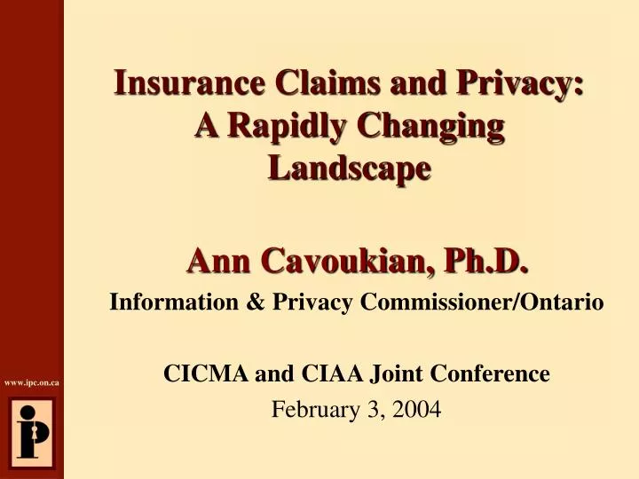 insurance claims and privacy a rapidly changing landscape