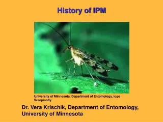 History of IPM