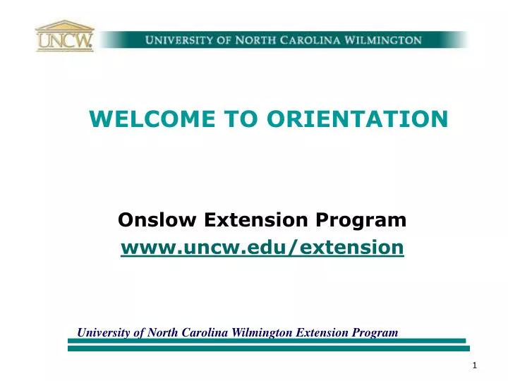welcome to orientation