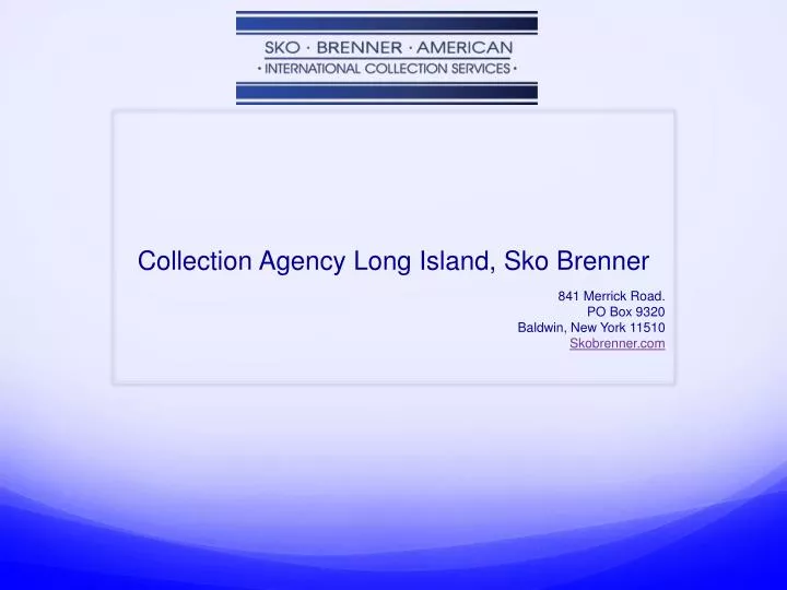 collection agency long island sko brenner