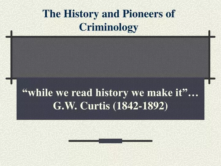 while we read history we make it g w curtis 1842 1892