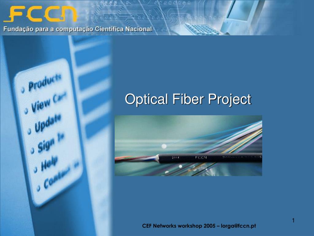 PPT - Optical Fiber Project PowerPoint Presentation, free download - ID ...