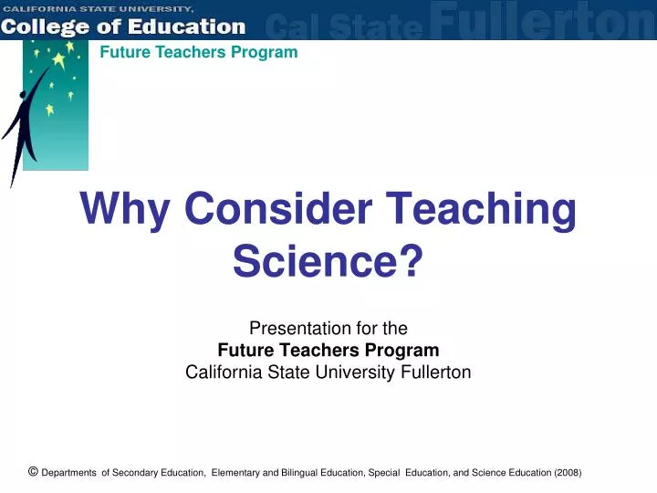why consider teaching science