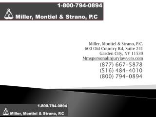 Long Island Lawyers, Miller, Montiel & Strano