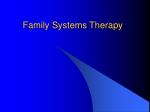 Family Systems Therapy - slide 1