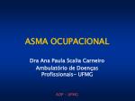 ASMA OCUPACIONAL - slide 1