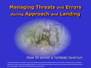 Managing Threats and Errors during Approach and Landing