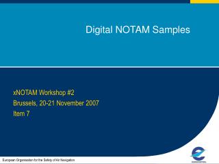 Digital NOTAM Samples