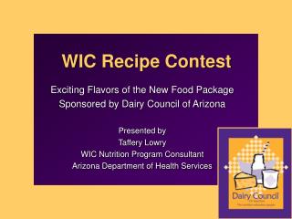 WIC Recipe Contest