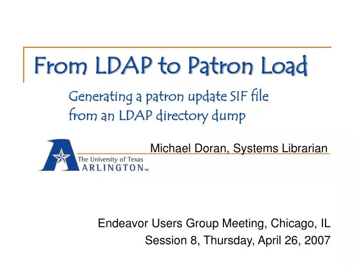 from ldap to patron load generating a patron update sif file from an ldap directory dump