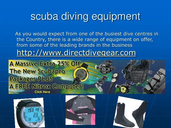 scuba diving equipment
