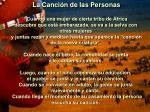 La Canción de las Personas - slide 1