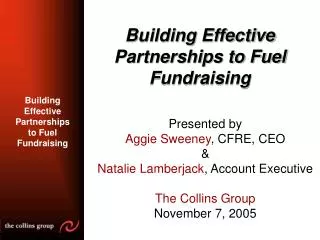 Building Effective Partnerships to Fuel Fundraising
