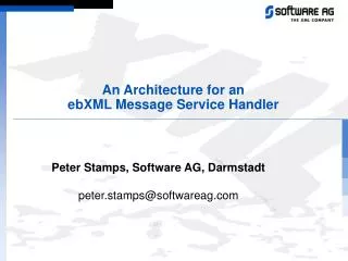 An Architecture for an ebXML Message Service Handler