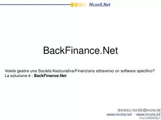 BackFinance.Net