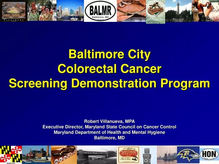 baltimore city colorectal cancer screening demonstration program