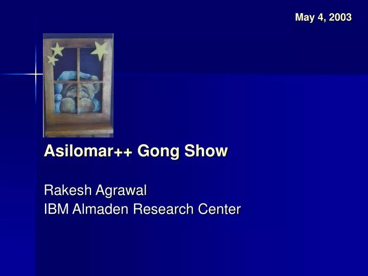 asilomar gong show
