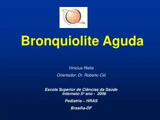 Bronquiolite Aguda