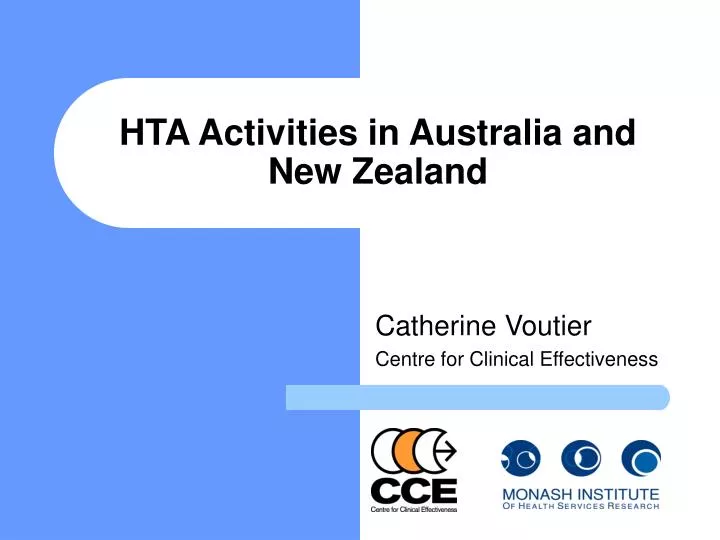 hta activities in australia and new zealand