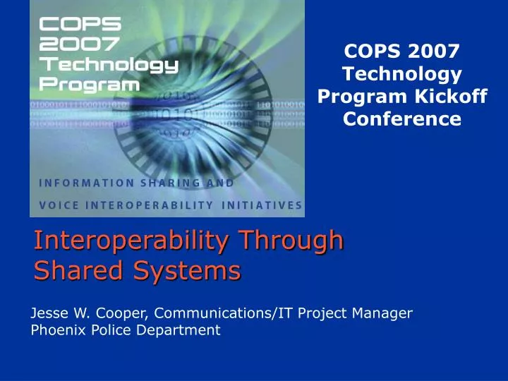 interoperability through shared systems