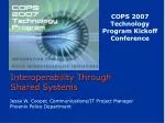 Interoperability Through Shared Systems - slide 1