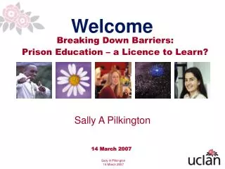 Breaking Down Barriers: Prison Education – a Licence to Learn?