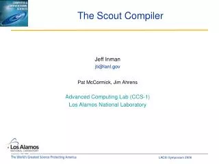 The Scout Compiler