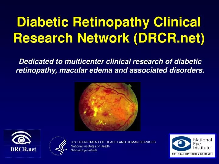 diabetic retinopathy clinical research network drcr net