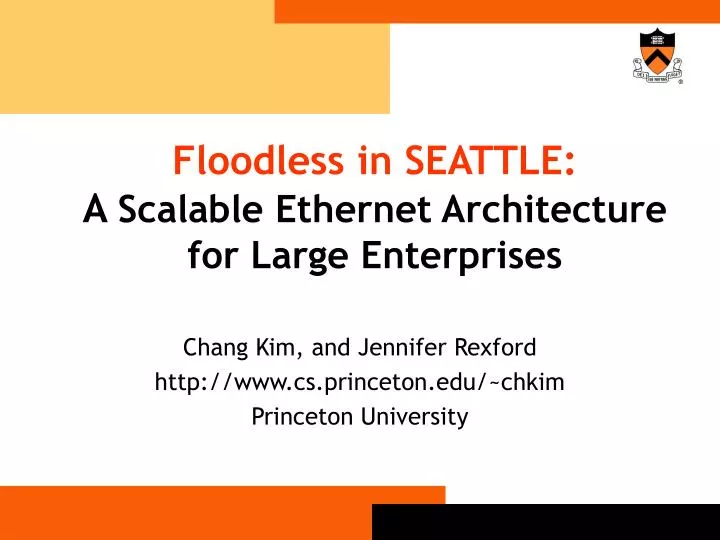 floodless in seattle a scalable ethernet architecture for large enterprises